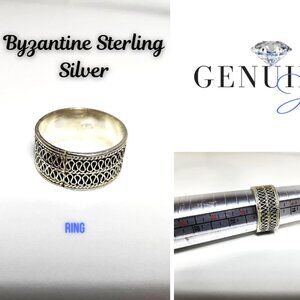 Byzantine Sterling Silver Uni Sex Ring